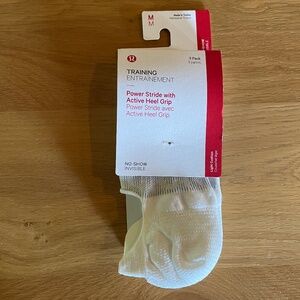Lululemon Women's Power Stride No-Show Socks with Active Grip 3 Pack